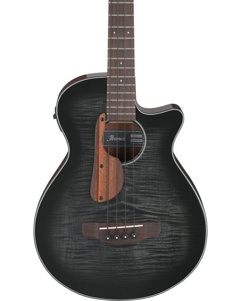 Ibanez AEGB25E-TKH AEGB Acoustic Bass 4-String - Transparent Black Sunburst, Natural High Gloss Back & Sides