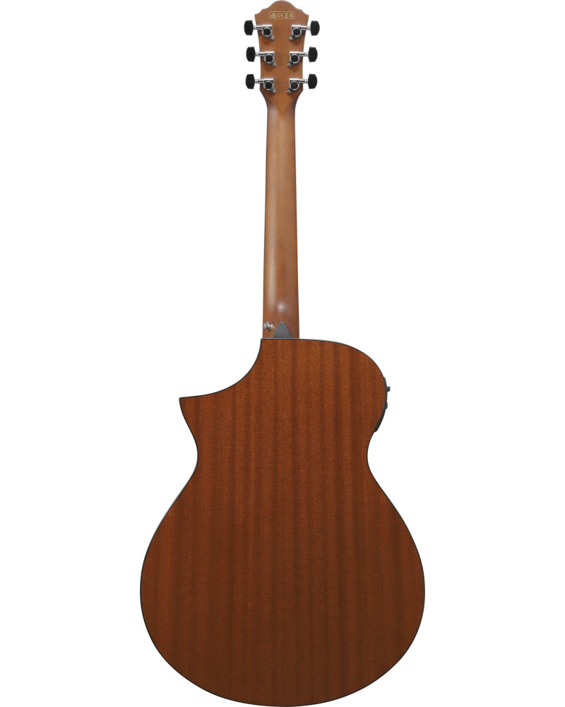 Ibanez AEWC11-TCB AEW Acoustic Guitar 6-String - Transparent Charcoal Burst High Gloss