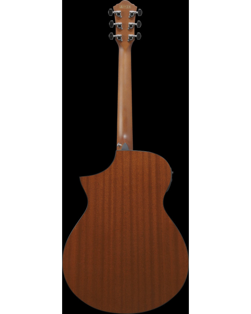 Ibanez AEWC11-TCB AEW Acoustic Guitar 6-String - Transparent Charcoal Burst High Gloss