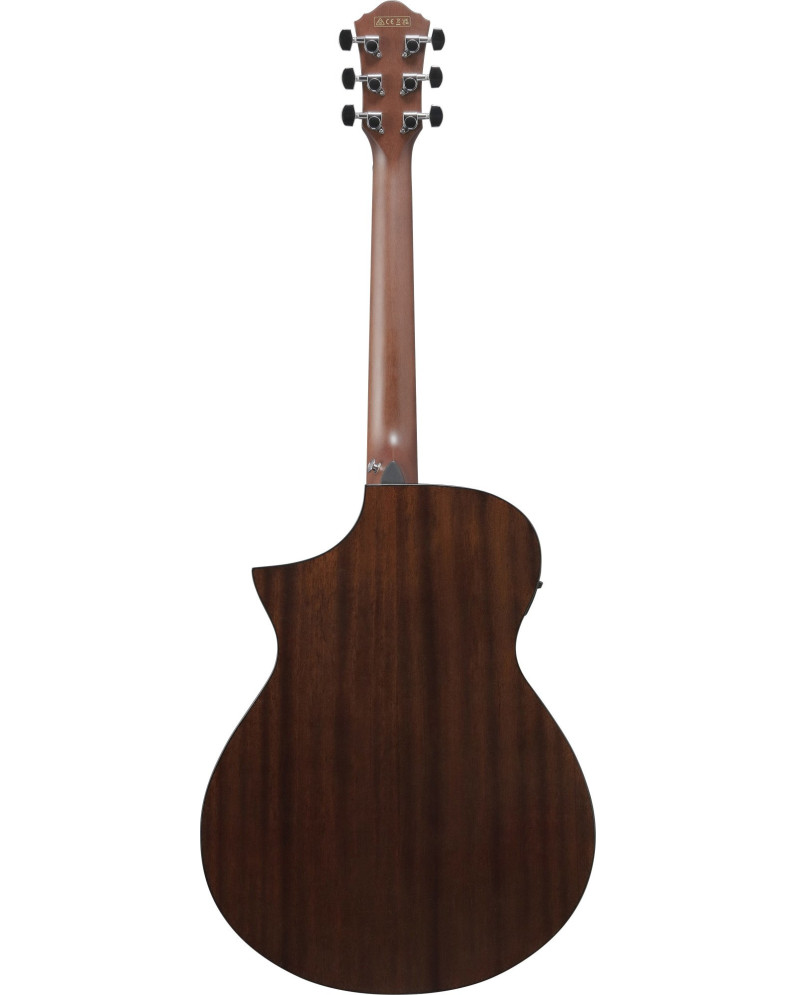 Ibanez AEWC16QA-TEH AEWC Acoustic Guitar 6-String - Transparent Emerlad Burst Top & Natural High Gloss Back & Side