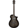 Ibanez AEWC16QA-TKH AEWC Acoustic Guitar 6-String - Transparent Black Sunburst Top & Natural High Gloss Back & Side