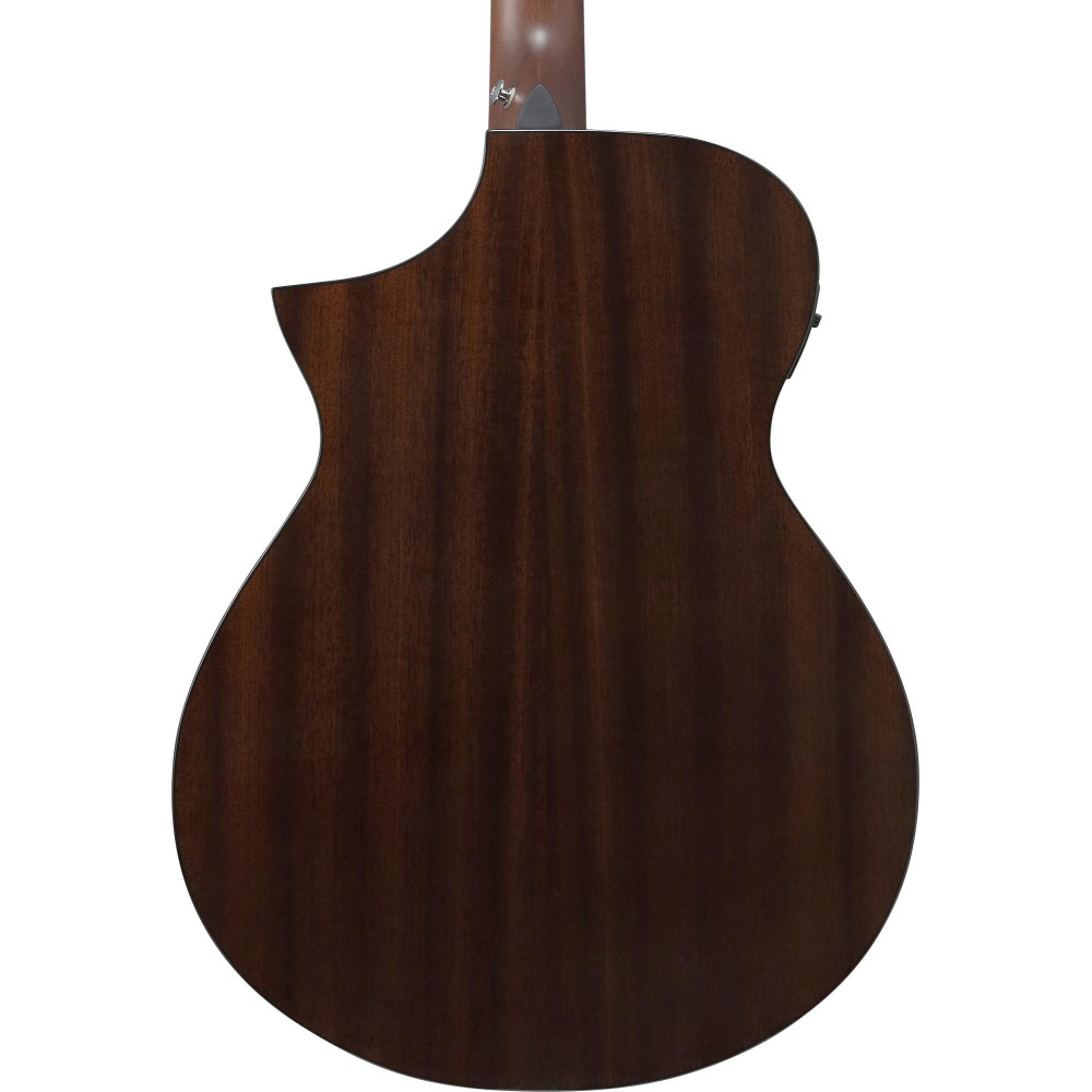 Ibanez AEWC16QA-TKH AEWC Acoustic Guitar 6-String - Transparent Black Sunburst Top & Natural High Gloss Back & Side