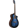 Ibanez AEWC16QA-TLH AEWC Acoustic Guitar 6-String - Transparent Blue Sunburst Top & Natural High Gloss Back & Side