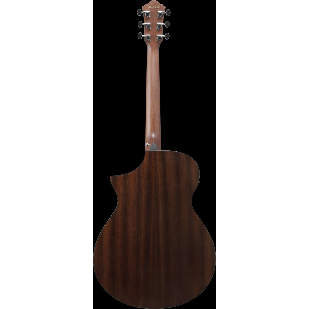 Ibanez AEWC16QA-TLH AEWC Acoustic Guitar 6-String - Transparent Blue Sunburst Top & Natural High Gloss Back & Side