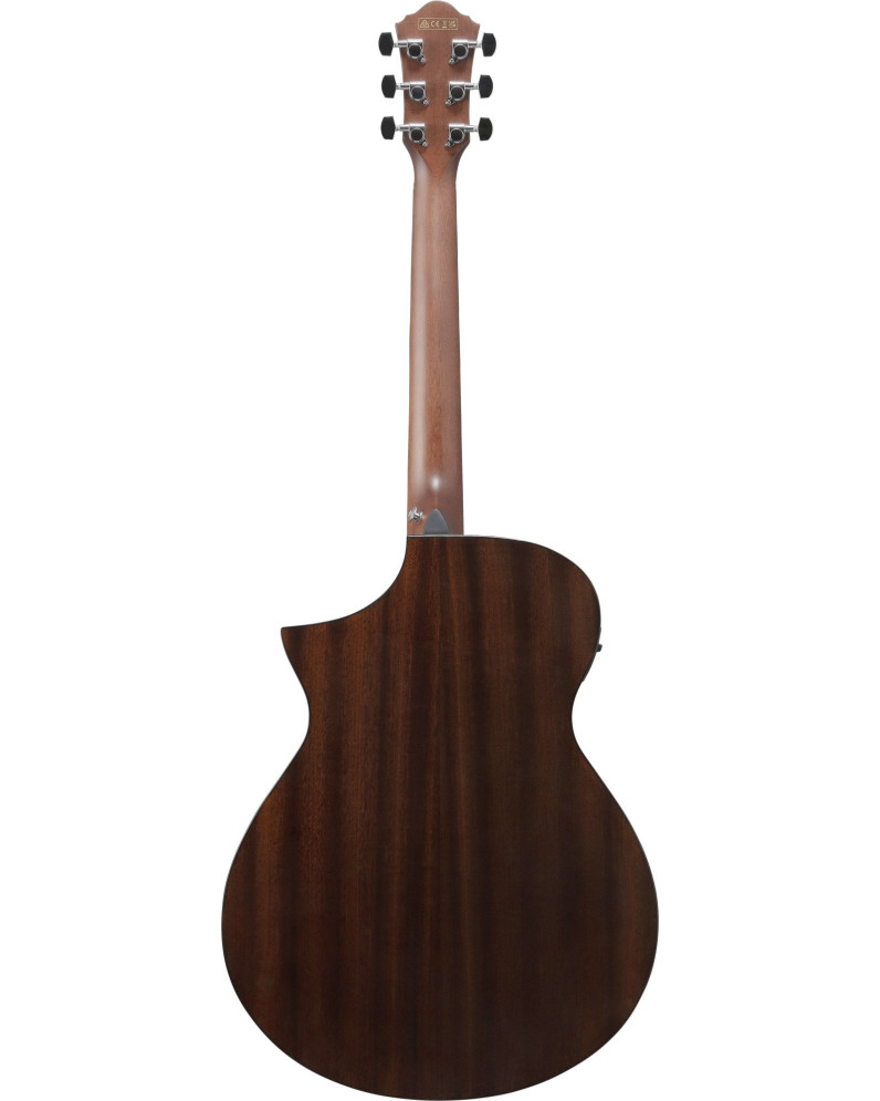 Ibanez AEWC16QA-TLH AEWC Acoustic Guitar 6-String - Transparent Blue Sunburst Top & Natural High Gloss Back & Side