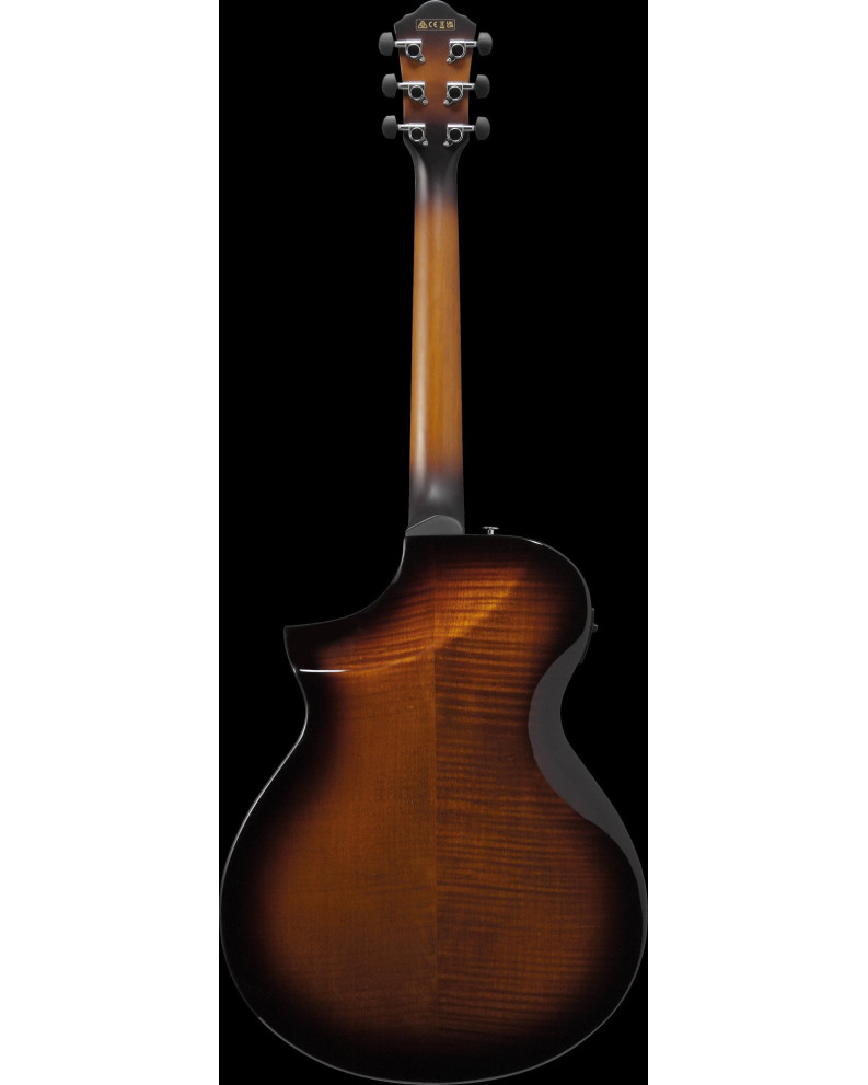 Ibanez AEWC400-AMS AEWC Acoustic Guitar 6-String - Transparent Black Sunburst