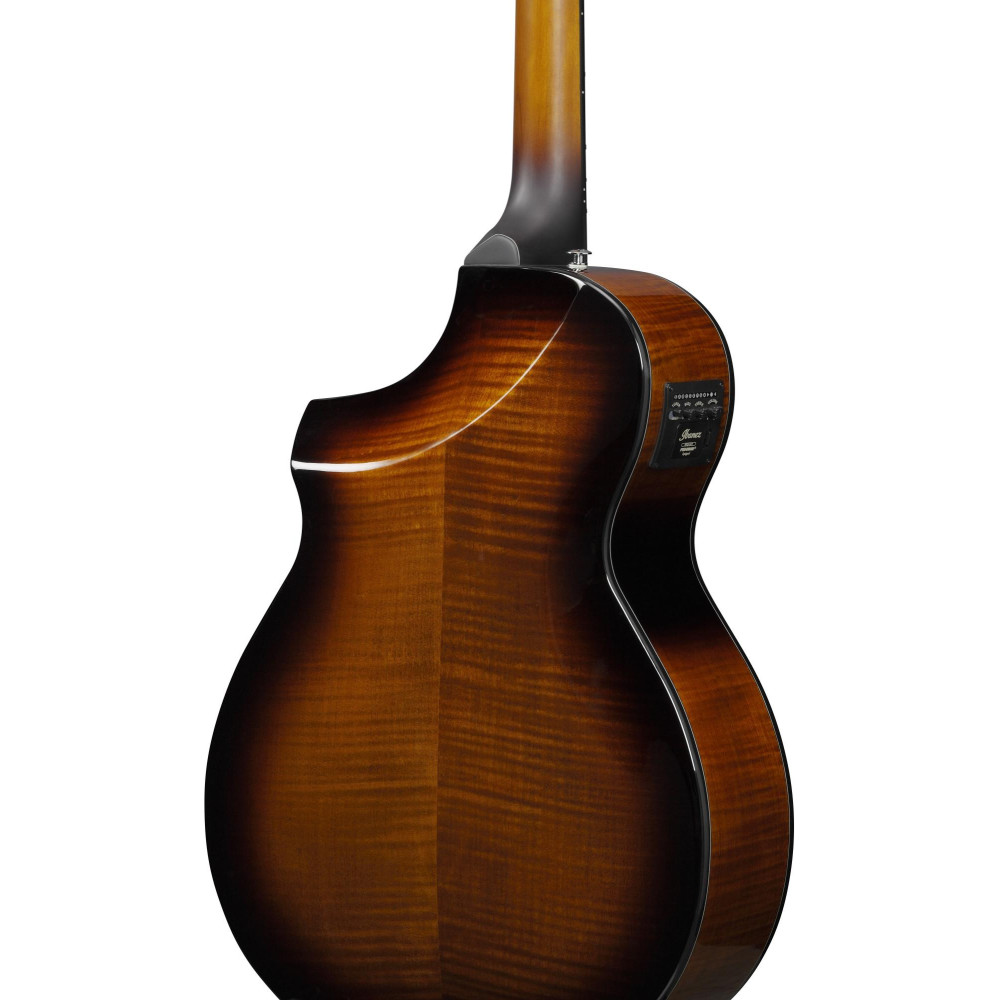Ibanez AEWC400-AMS AEWC Acoustic Guitar 6-String - Transparent Black Sunburst