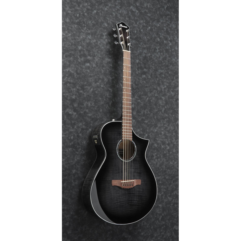 Ibanez AEWC400-TKS AEWC Acoustic Guitar 6-String - Transparent Black Sunburst