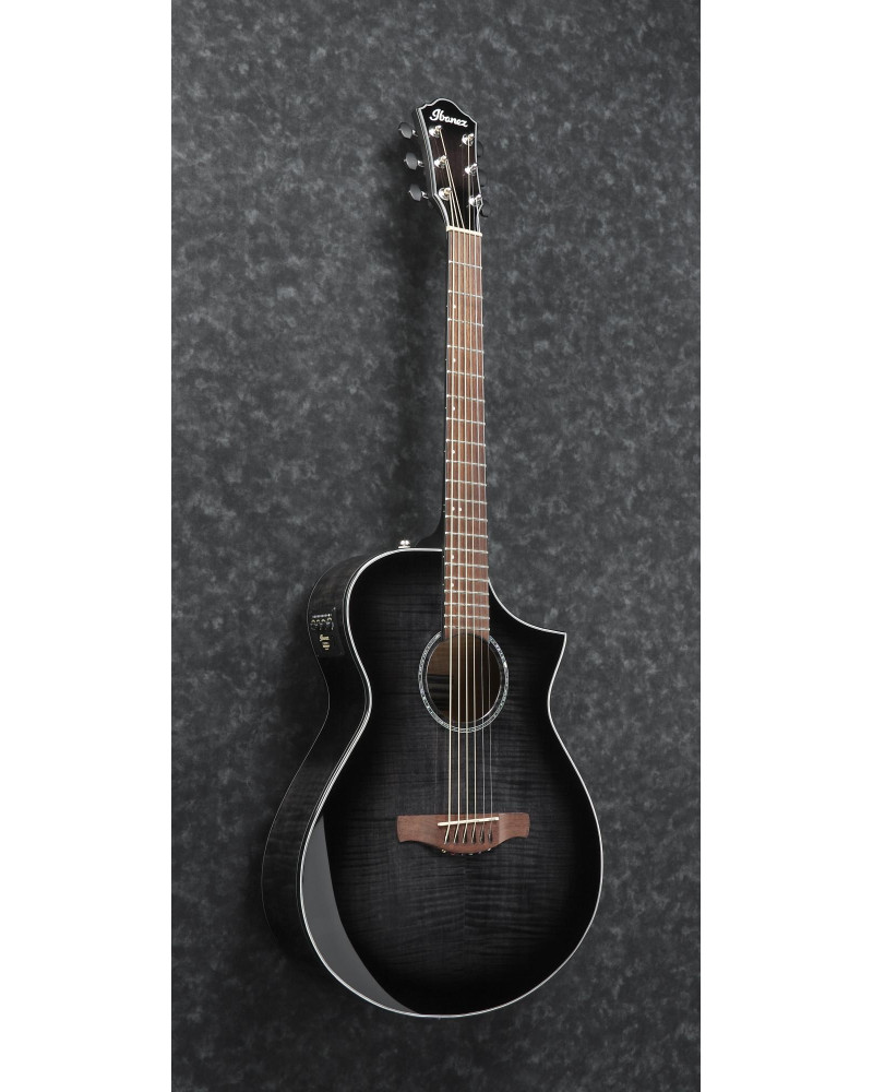Ibanez AEWC400-TKS AEWC Acoustic Guitar 6-String - Transparent Black Sunburst