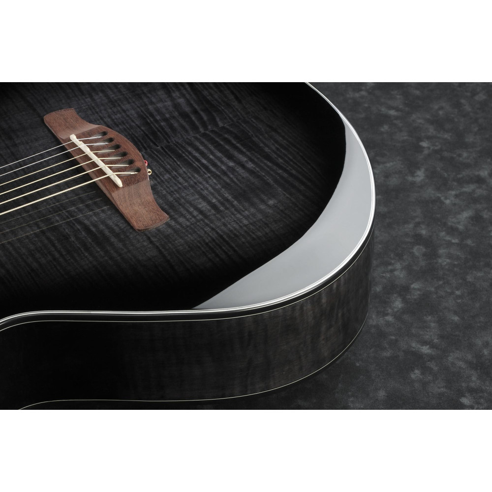 Ibanez AEWC400-TKS AEWC Acoustic Guitar 6-String - Transparent Black Sunburst