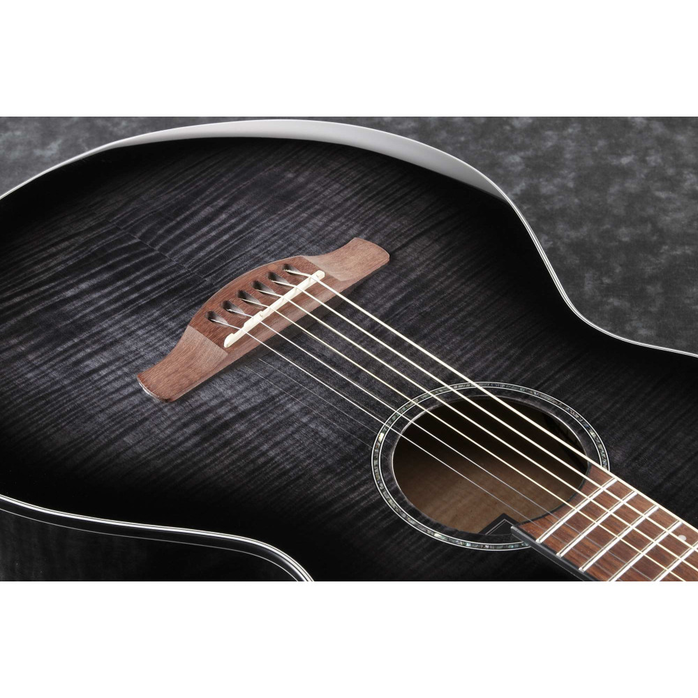 Ibanez AEWC400-TKS AEWC Acoustic Guitar 6-String - Transparent Black Sunburst
