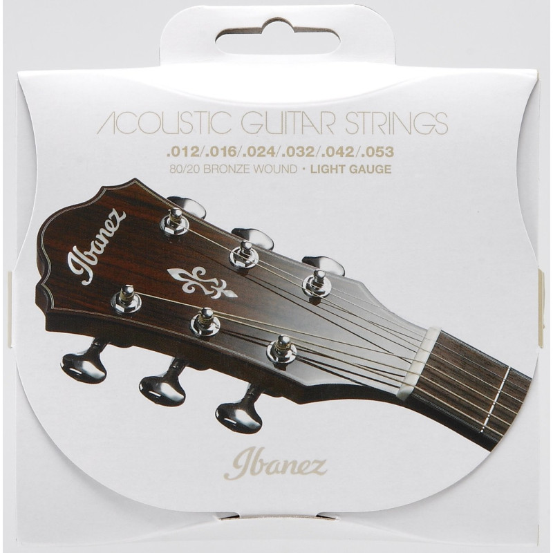Ibanez IACS6C String Set for 6 String Acoustic Guitar - Light