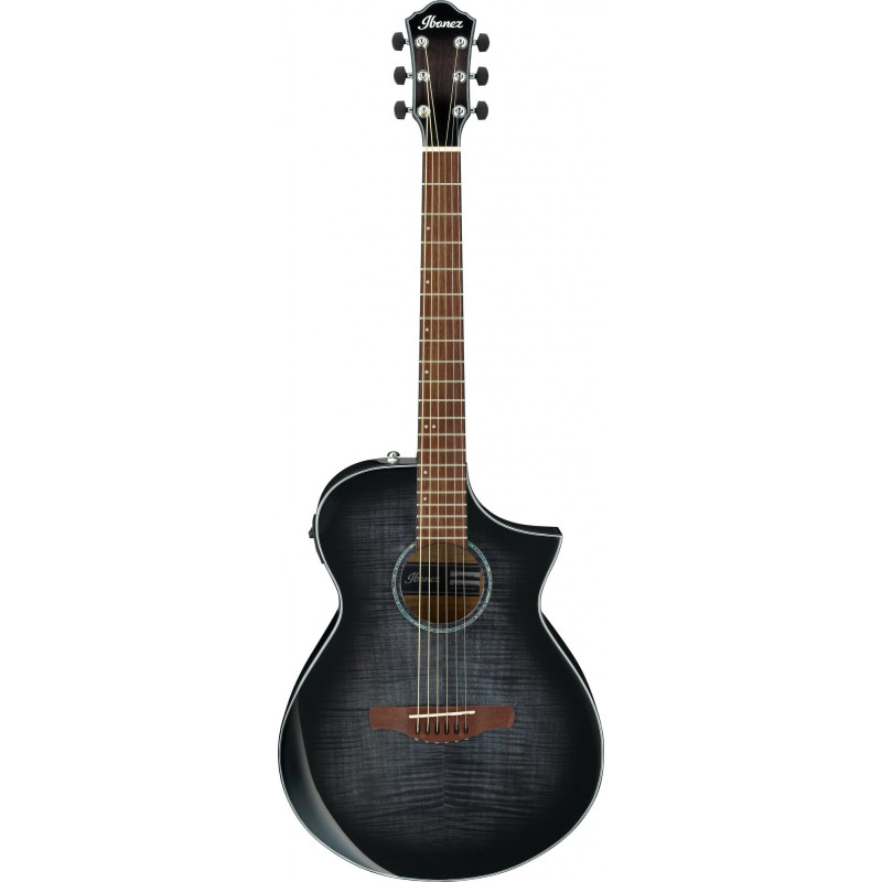 Ibanez AEWC400-TKS AEWC Acoustic Guitar 6-String - Transparent Black Sunburst