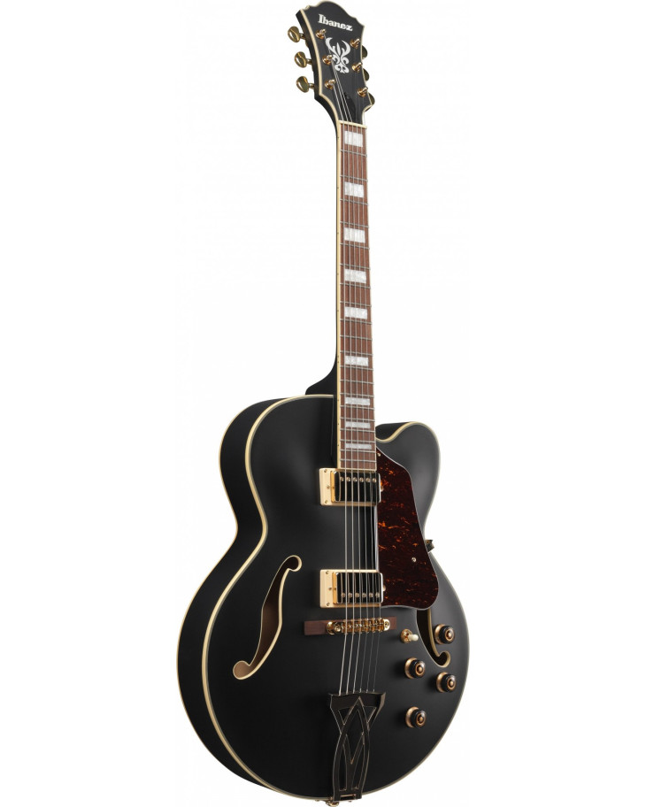 Ibanez AF75G-BKF Artcore AF Hollowbody Guitar 6-String - Black Flat