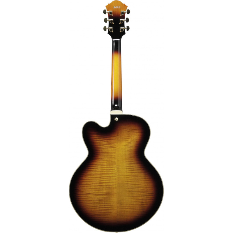Ibanez AF95FM-AYS Artcore Expressionist AF Hollowbody Guitar 6-String - Antique Yellow Sunburst