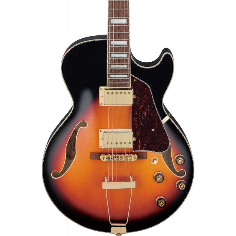 Ibanez AG75G-BS Artcore AG Hollow Body Guitar 6-String - Brown Sunburst