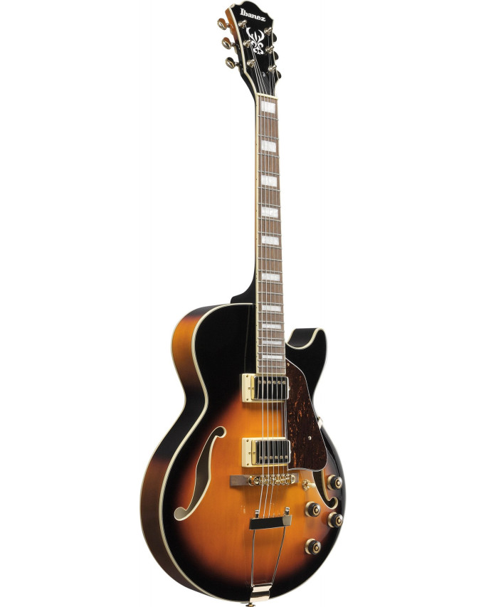 Ibanez AG75G-BS Artcore AG Hollow Body Guitar 6-String - Brown Sunburst