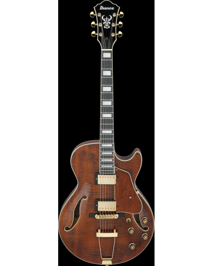 Ibanez AG95MG-DA Artcore Expressionist AG Hollow Body Guitar 6-String - Dark Amber