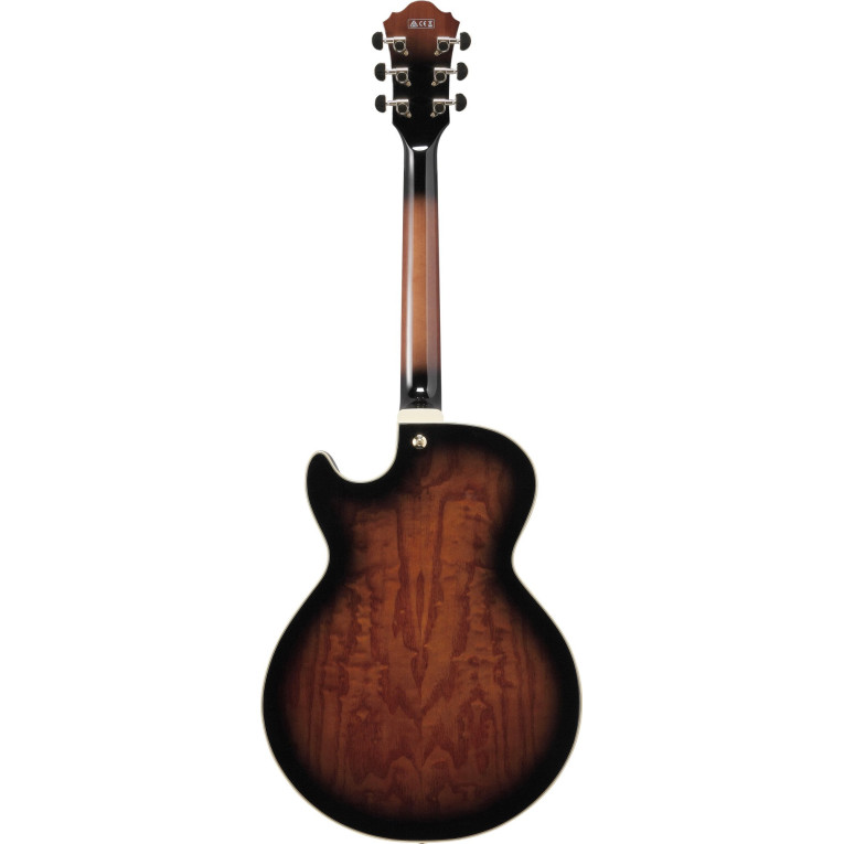 Ibanez AG95QA-DBS Artcore Expressionist AG Hollow Body Guitar 6-String - Desert Brown Sunburst