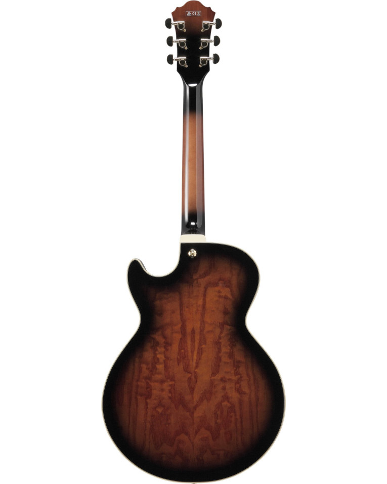 Ibanez AG95QA-DBS Artcore Expressionist AG Hollow Body Guitar 6-String - Desert Brown Sunburst