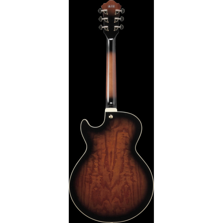 Ibanez AG95QA-DBS Artcore Expressionist AG Hollow Body Guitar 6-String - Desert Brown Sunburst