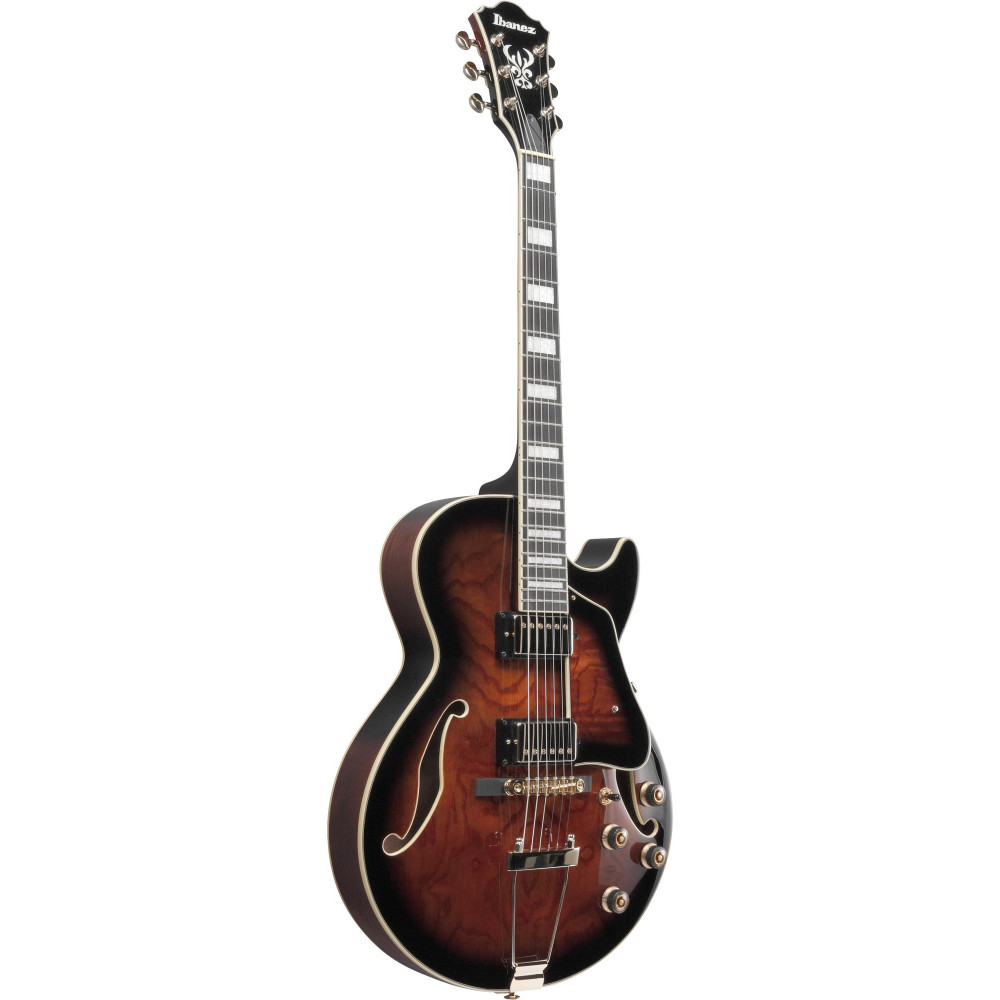 Ibanez AG95QA-DBS Artcore Expressionist AG Hollow Body Guitar 6-String - Desert Brown Sunburst