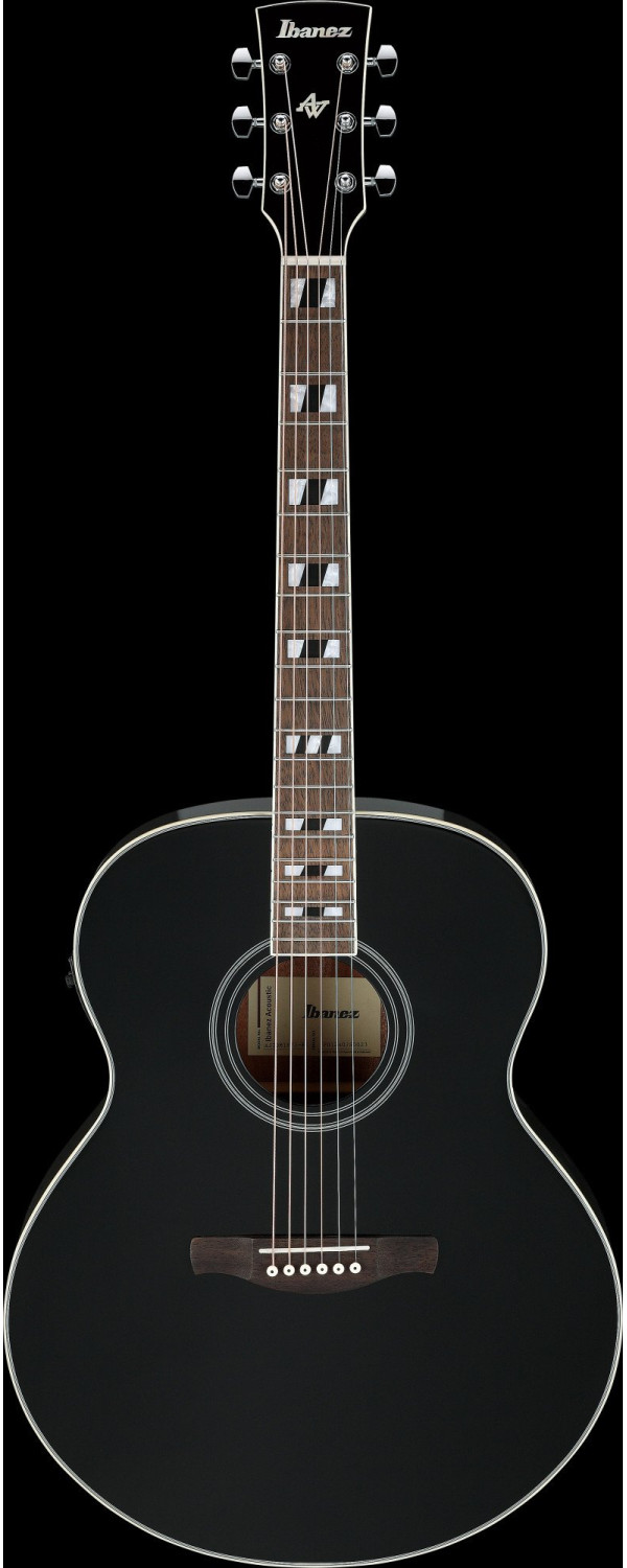Ibanez AJ70M1E-BK AJ Acoustic Guitar 6-String - Black High Gloss