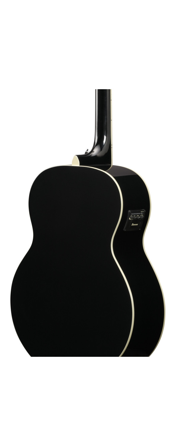 Ibanez AJ70M1E-BK AJ Acoustic Guitar 6-String - Black High Gloss