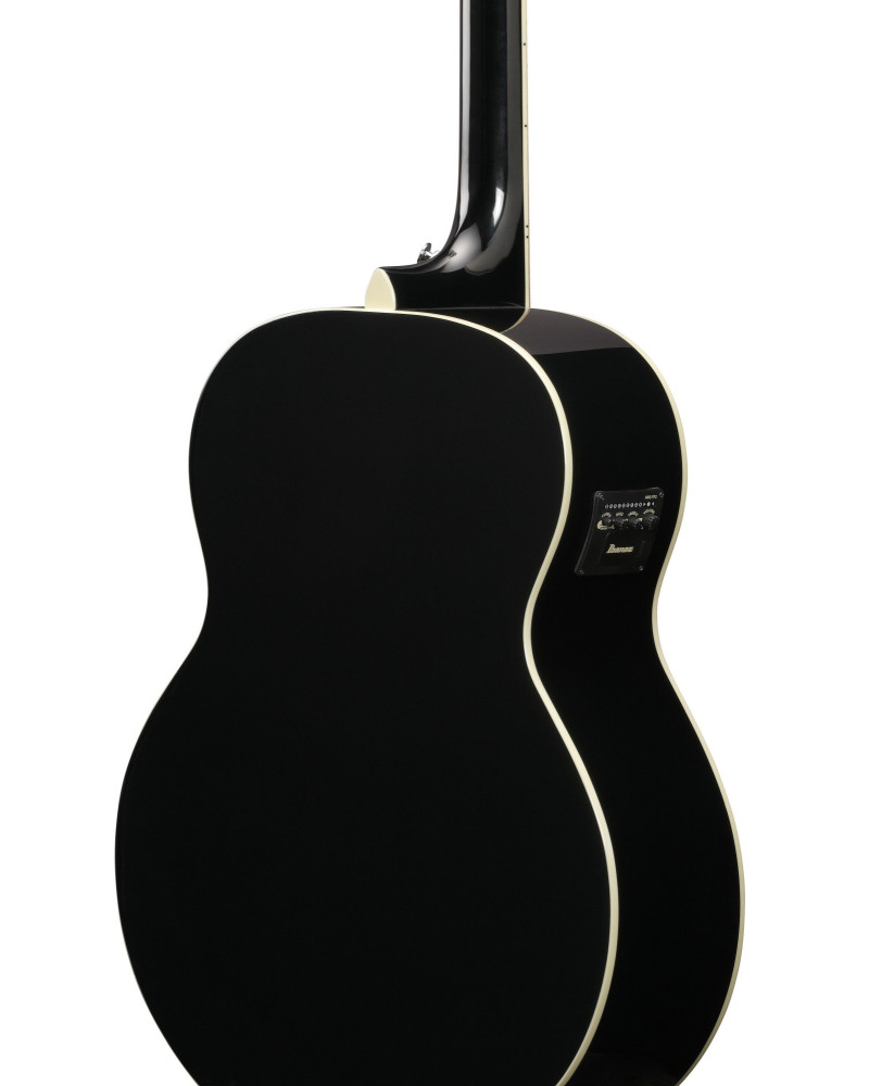 Ibanez AJ70M1E-BK AJ Acoustic Guitar 6-String - Black High Gloss