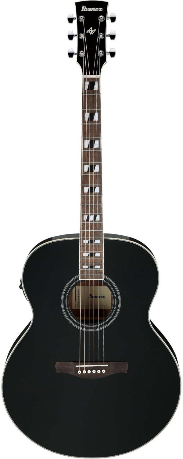 Ibanez AJ70M1E-BK AJ Acoustic Guitar 6-String - Black High Gloss
