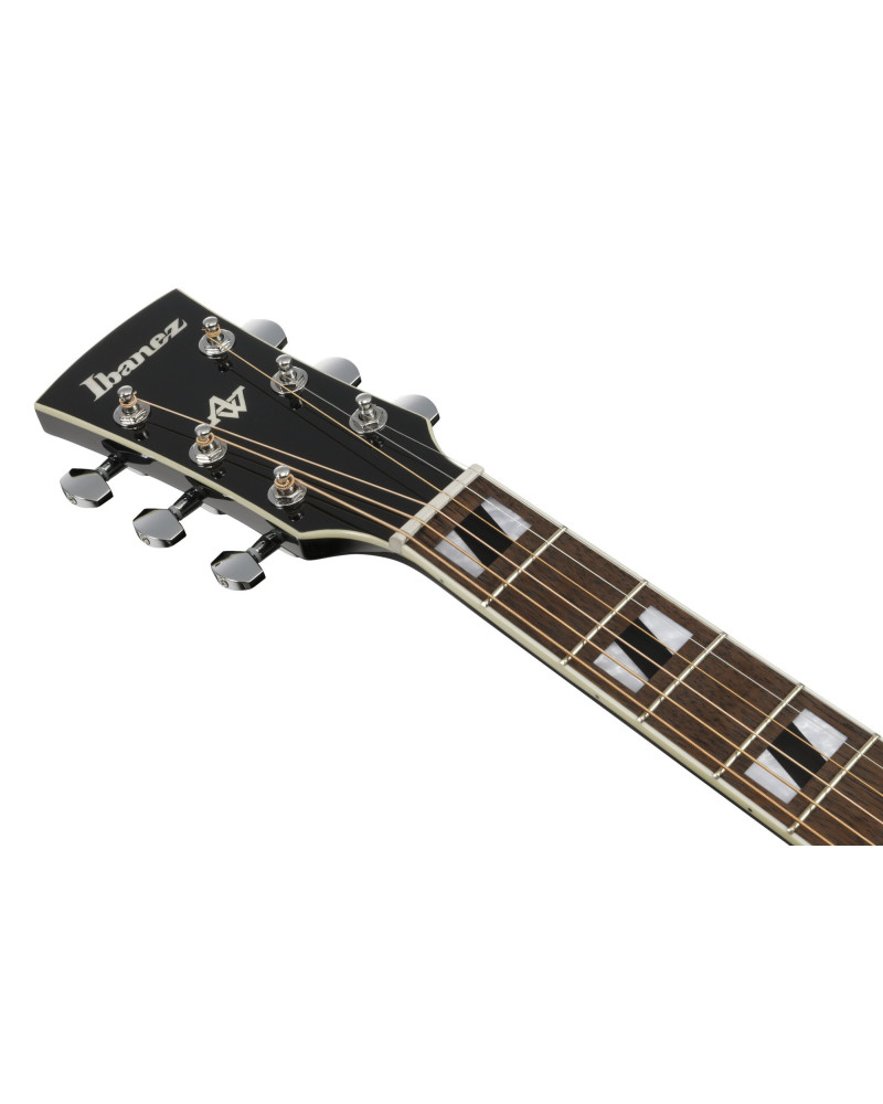 Ibanez AJ70M1E-BK AJ Acoustic Guitar 6-String - Black High Gloss