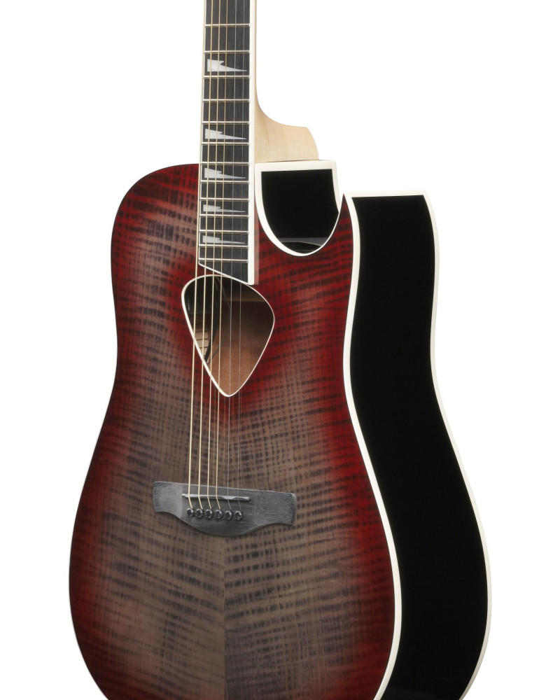 Ibanez ALT50FA-RDB ALT Acoustic Guitar 6-String - Red Doom Burst High Gloss