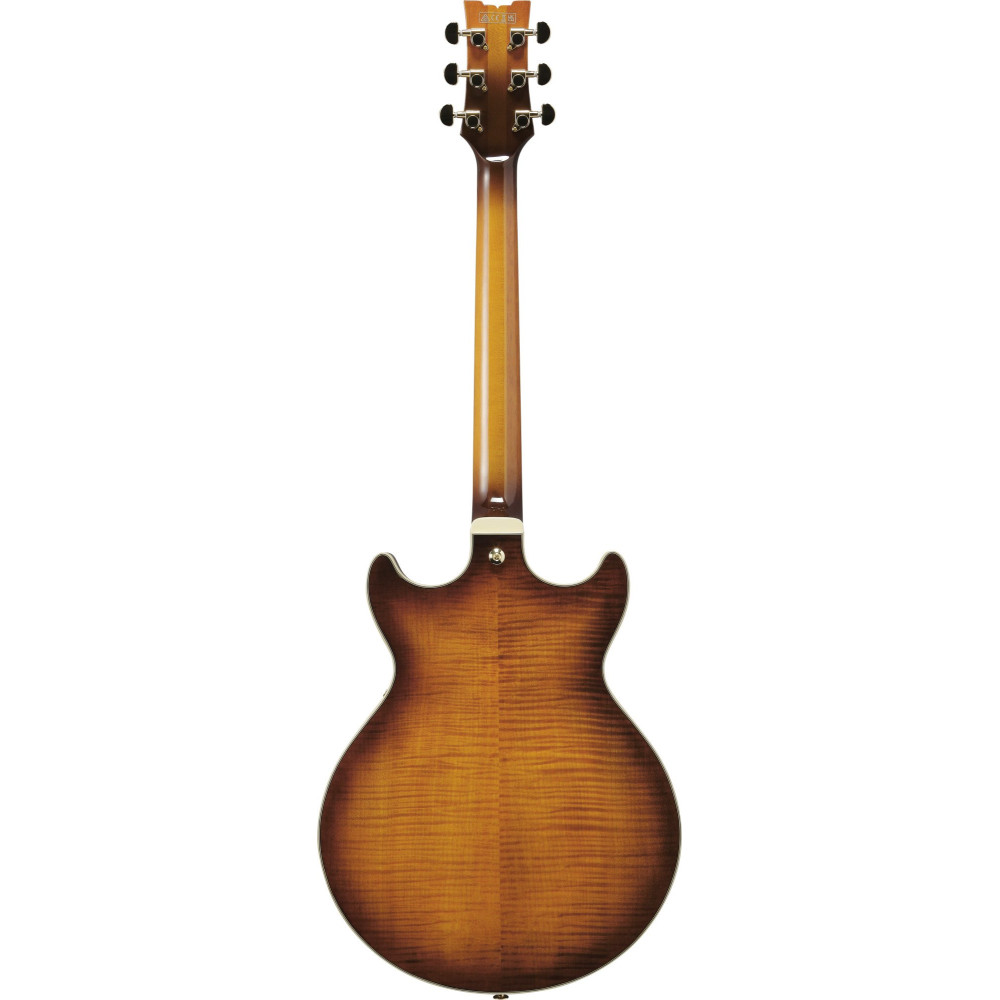 Ibanez AM153FM-ATT Artstar AM Hollow Body Guitar 6-String - Antique Tobacco Burst + Case
