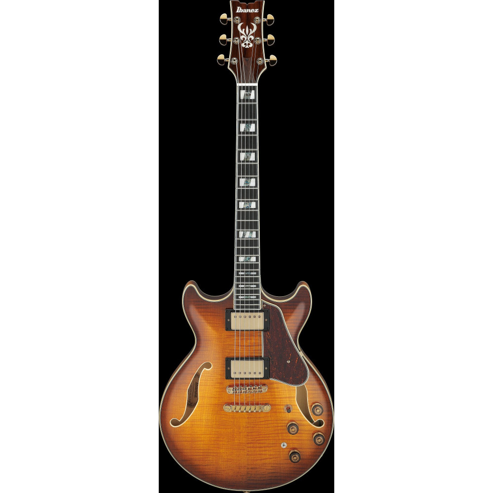 Ibanez AM153FM-ATT Artstar AM Hollow Body Guitar 6-String - Antique Tobacco Burst + Case