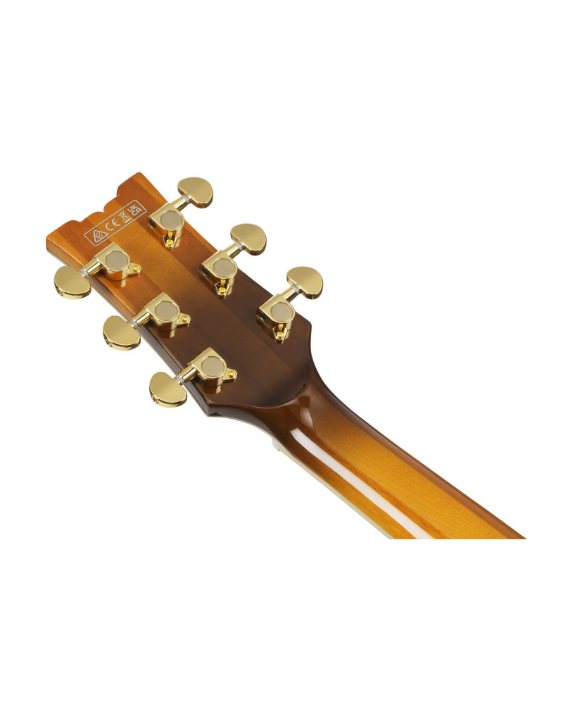 Ibanez AM153FM-ATT Artstar AM Hollow Body Guitar 6-String - Antique Tobacco Burst + Case