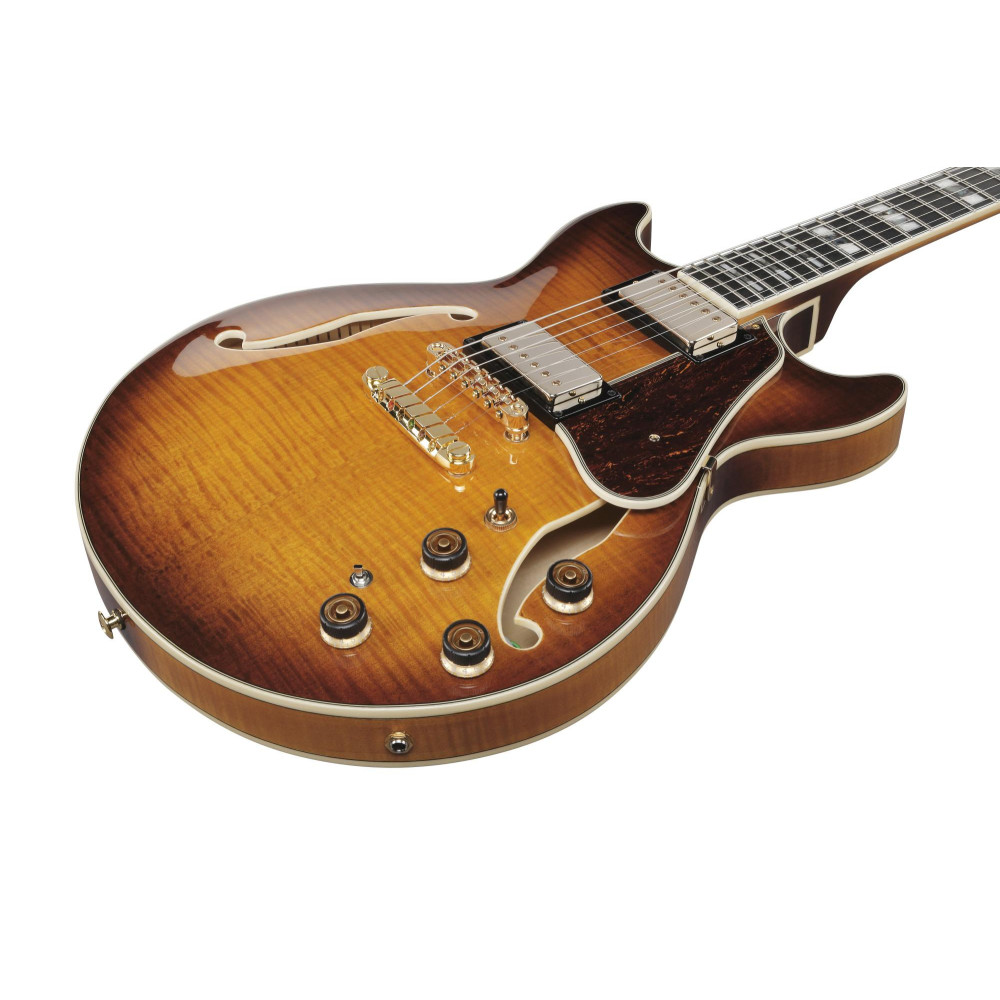 Ibanez AM153FM-ATT Artstar AM Hollow Body Guitar 6-String - Antique Tobacco Burst + Case