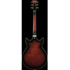 Ibanez AM153QA-DBS Artstar AM Hollow Body Guitar 6-String - Dark Brown Sunburst + Case
