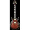 Ibanez AM153QA-DBS Artstar AM Hollow Body Guitar 6-String - Dark Brown Sunburst + Case