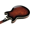 Ibanez AM153QA-DBS Artstar AM Hollow Body Guitar 6-String - Dark Brown Sunburst + Case