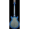 Ibanez AM93QA-JBB Artcore Expressionist Hollow Body Guitar 6-String - Jet Blue Burst