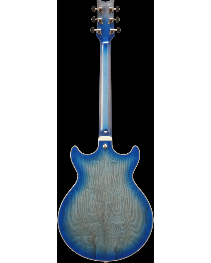 Ibanez AM93QA-JBB Artcore Expressionist Hollow Body Guitar 6-String - Jet Blue Burst