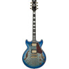 Ibanez AM93QA-JBB Artcore Expressionist Hollow Body Guitar 6-String - Jet Blue Burst
