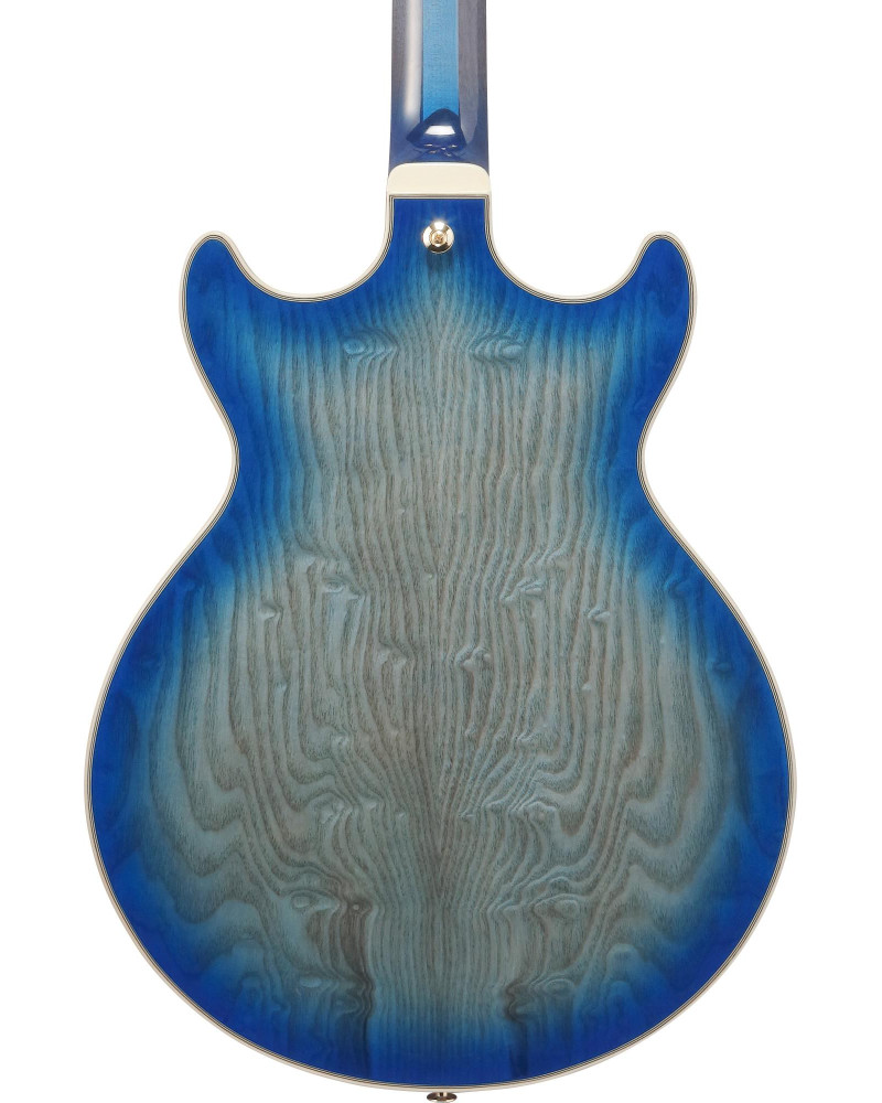 Ibanez AM93QA-JBB Artcore Expressionist Hollow Body Guitar 6-String - Jet Blue Burst
