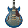 Ibanez AM93QA-JBB Artcore Expressionist Hollow Body Guitar 6-String - Jet Blue Burst
