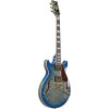 Ibanez AM93QA-JBB Artcore Expressionist Hollow Body Guitar 6-String - Jet Blue Burst