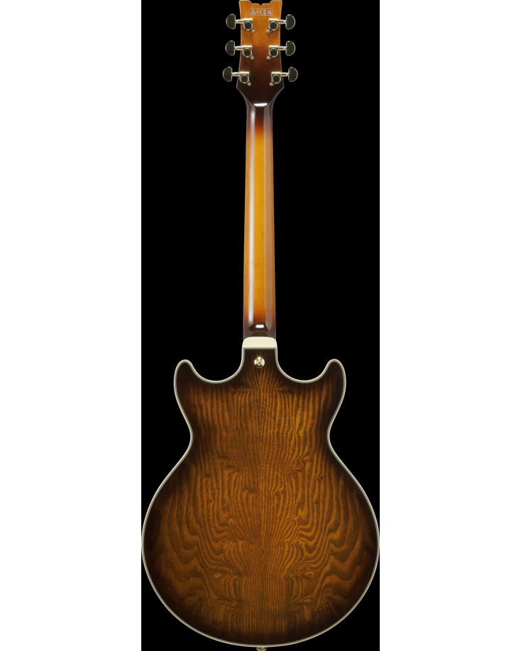 Ibanez AM93QA-VVH Artcore Expressionist Hollow Body Guitar 6-String - Vintage Violin High Gloss