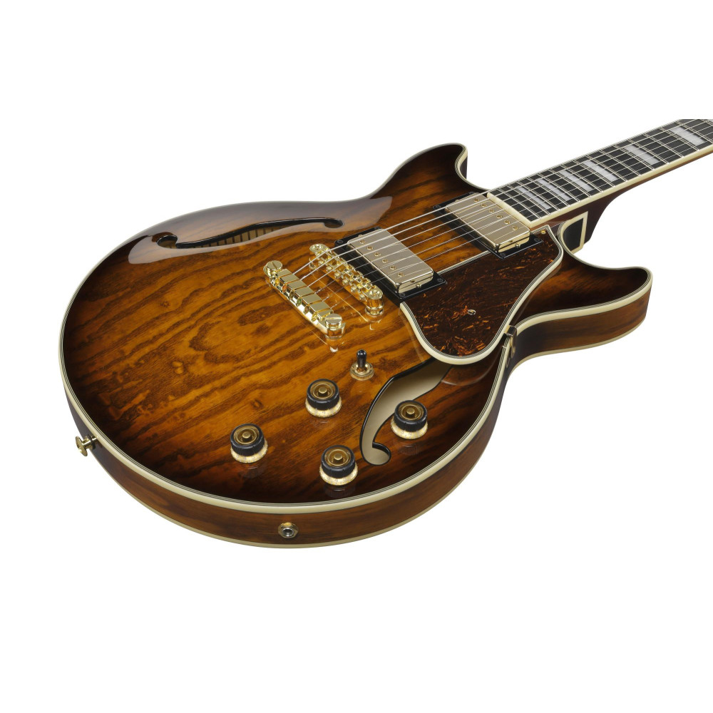 Ibanez AM93QA-VVH Artcore Expressionist Hollow Body Guitar 6-String - Vintage Violin High Gloss
