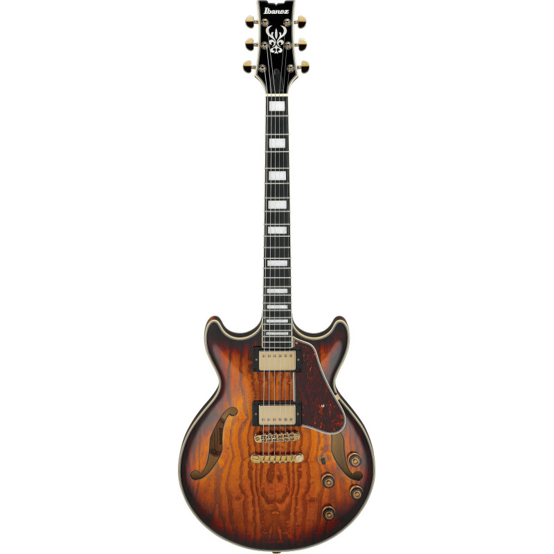 Ibanez AM93QA-VVH Artcore Expressionist Hollow Body Guitar 6-String - Vintage Violin High Gloss
