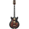 Ibanez AMH100FM-DVS Artstar Hollow Body Guitar 6-String - Dark Violin Sunburst + Case