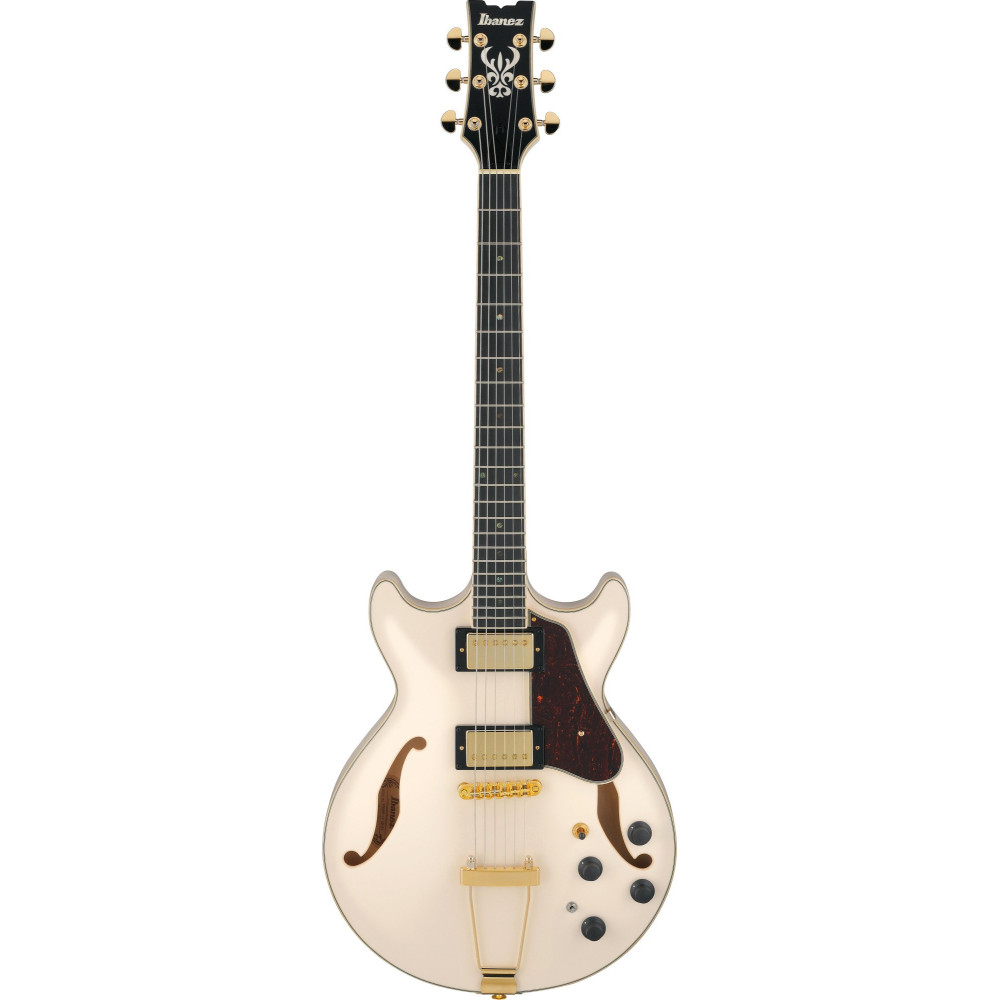 Ibanez AMH90-IV Artcore Expressionist AM Hollow Body Guitar 6-String - Ivory